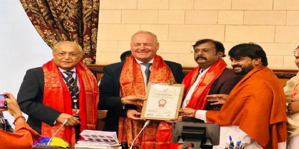 Dr. Uday Pratap Singh honoured with Commendation Award in UK