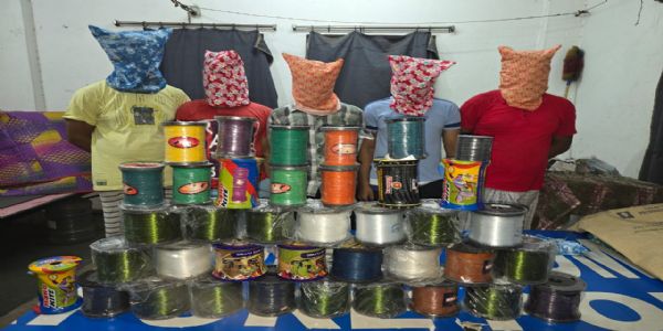 Crackdown on Chinese Manjha: Multiple Arrests, Huge Seizures Across Barrackpore Police Commissionerate