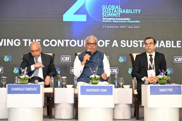 Union Minister Shri Bhupender Yadav Highlights India’s Path to Sustainable Growth at 20th Global Sustainability Summit in New Delhi