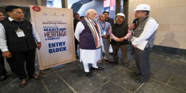 PM Modi Reviews Progress of National Maritime Heritage Complex in Lothal