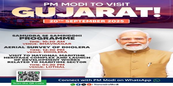 PM Modi to Launch Rs 34,200 Crore Gujarat Development Drive today