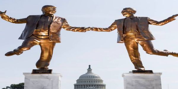 Trump-Epstein Best Friends Forever Statue Removed from Washington’s National Mall