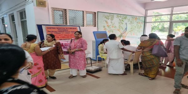 Multi-Specialty Health Camp Organised at Central Hospital, North Central Railway