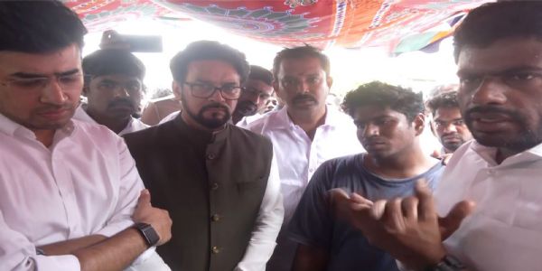 BJP-NDA Delegation, Including MPs Anurag Thakur and Tejasvi Surya, Meets Karur Stampede Victims’ Families