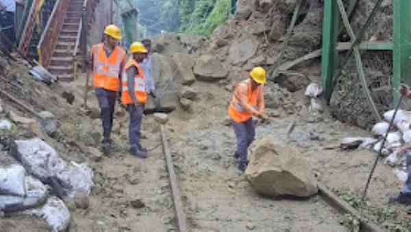 Railway Teams Working to Clear Debris From Tracks