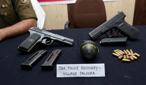 Arms Consignment Dropped By Drone Seized Near IB In J&K’s Samba