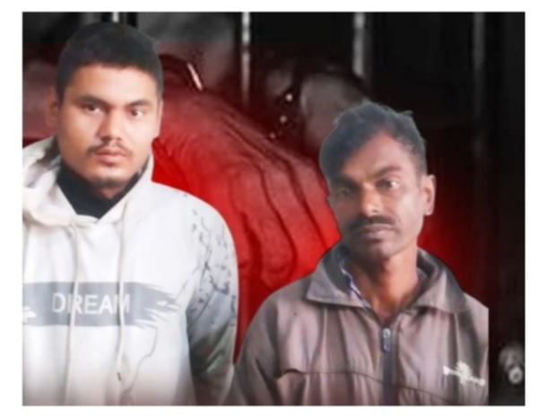 Image of the two arrested Accused for Cattle smuggling.