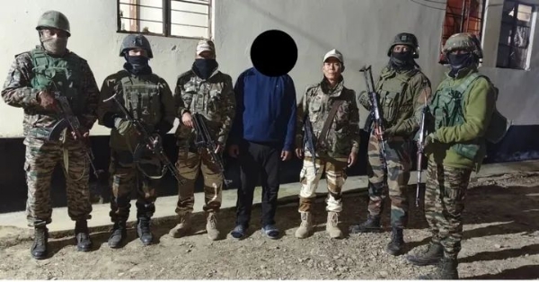 Image of the RPF/PLA rebel Arrested in Imphal East.