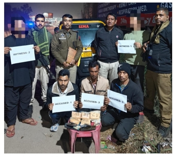 Image Related to the Huge Quantity of Heroin Seizeure and Three Drug Peddlers Arrest.