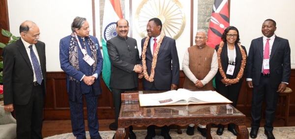 Lok Sabha Speaker Om Birla Meets Speakers and Presiding Officers of Commonwealth Countries
