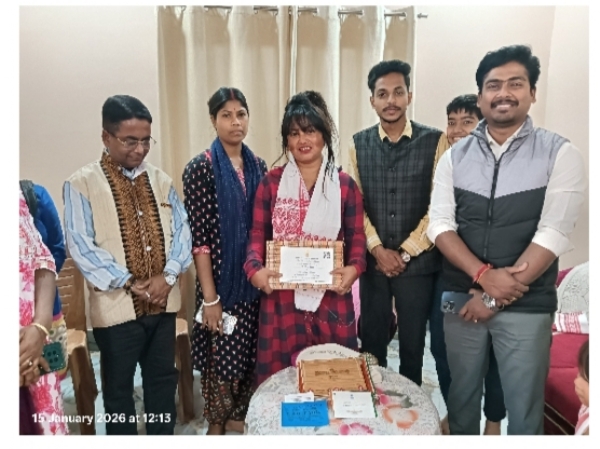 Image Related to the Rangapara Youth Amrita Kshetri Inviting to Republic Day celebrations at Rashtrapati Bhavan.