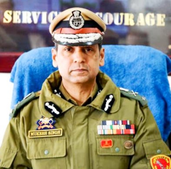 Mukesh Singh Takes Over As Director General Of Police, Ladakh