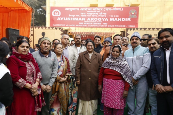 CM Gupta Ushers in Wellness Revolution with Three Ayushman Clinics and Atal Canteen Launch