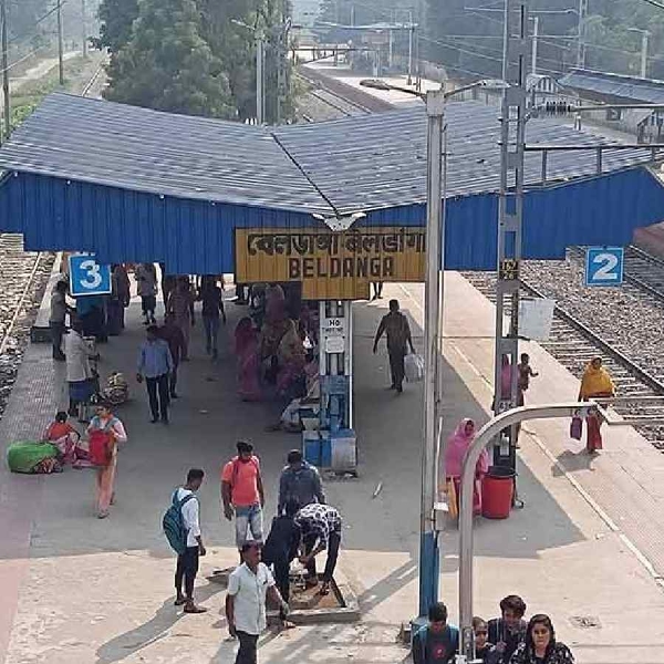 Beldanga railway station