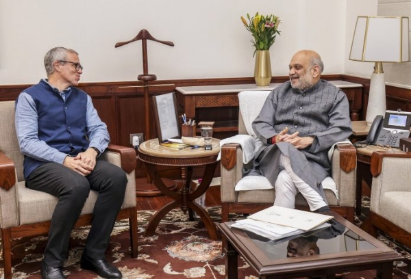 CM Omar Abdullah Meets Amit Shah In Delhi, Discusses Various Matters Concerning J&K