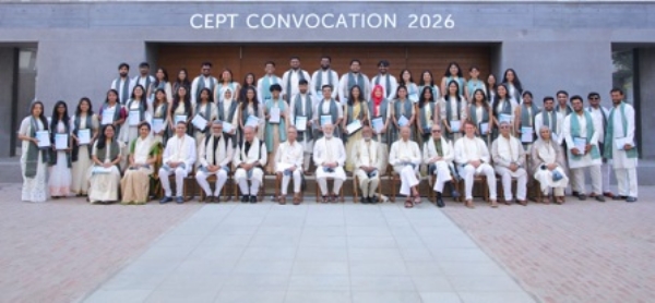 CEPT University confers degrees on 589 students at 20th convocation