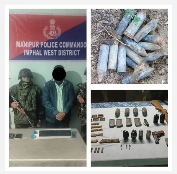 The images shared by Manipur Police.