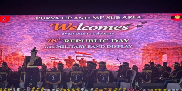 Military Band Concert Commemorates 150 Yrs of Vande Mataram & R-Day at Prayagraj