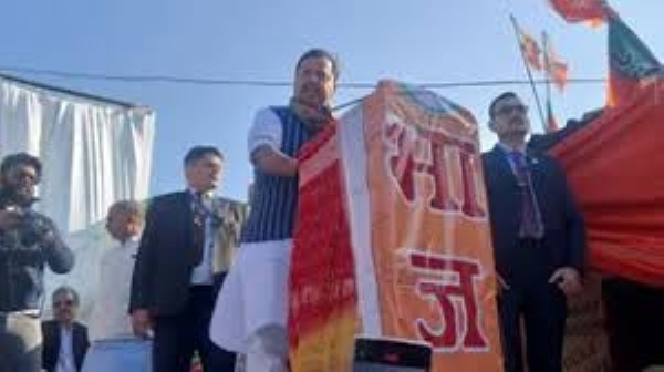 BJP national president Nitin Nabin in MATHURA