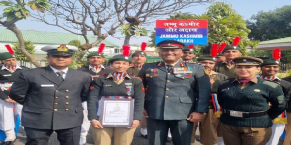 Baramulla NCC Cadet Arpun Deep Kour Conferred Raksha Mantri Padak At RDC 2026