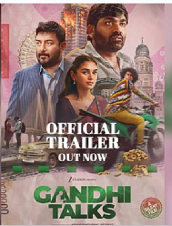 Vijay Sethupathi and Arvind Swamy star in revolutionary silent film Gandhi Talks teaser