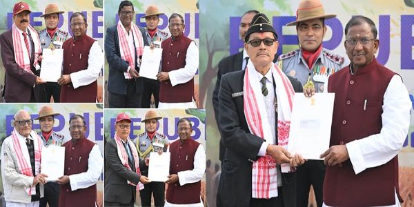 Assam Governor Felicitates Armed Forces Veterans on Republic Day
