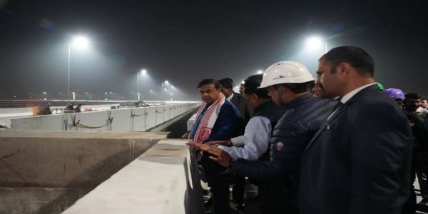 Guwahati–North Guwahati bridge set to open Feb 14; CM reviews final work