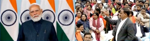 PM Narendra Modi virtually inaugurated 72nd Senior National Volleyball Championship at Dr. Sampoornanand Sports Stadium PM Narendra Modi virtually inaugurated 72nd Senior National Volleyball Championship at Dr. Sampoornanand Sports Stadium