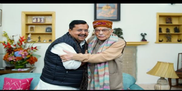 Nitin Nabin Meets Murali Manohar Joshi, Extends Birthday Wishes