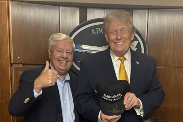 The image, shared by Senator Lindsey Graham on his X account The image, shared by Senator Lindsey Graham on his X account