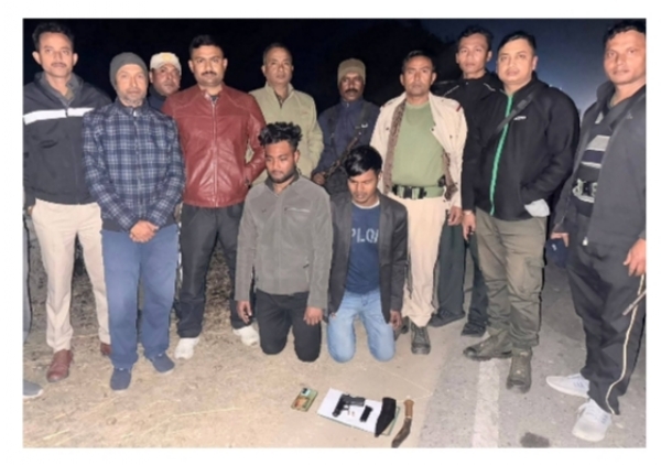 Image of the Two Arrested With Pistol in Nagaon. Image of the Two Arrested With Pistol in Nagaon.