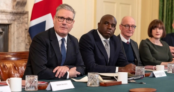 PM Keir Starmer with his cabinets