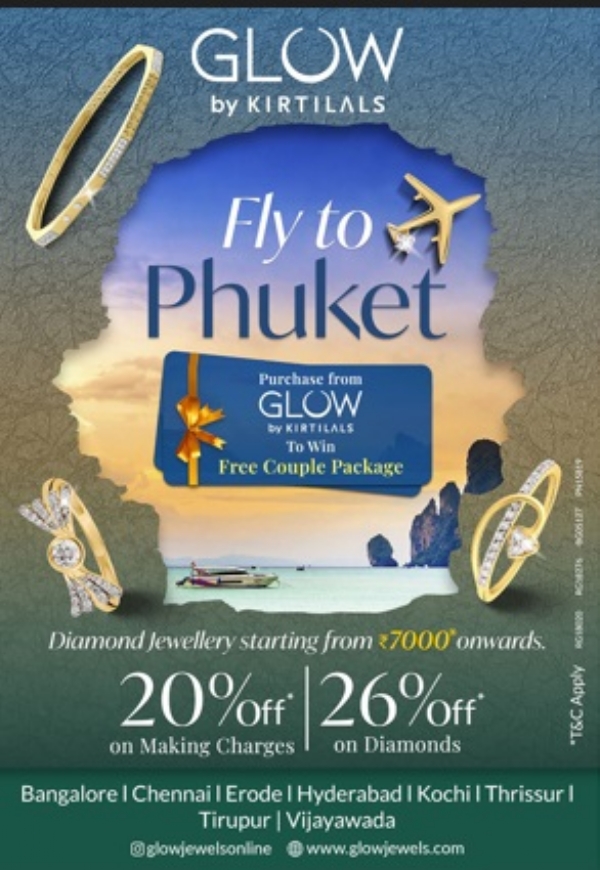 Glow by Kirtilals Unveils Exciting Fly to Phuket Campaign for Customers