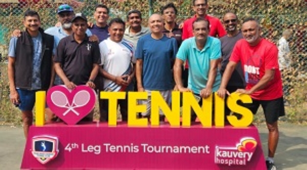 Kauvery Hospital And Tamil Nadu Seniors Tennis Club Organise Open Tennis Tournament For Senior Citizens