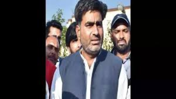 SP MLA Atul Pradhan staged a sit-in