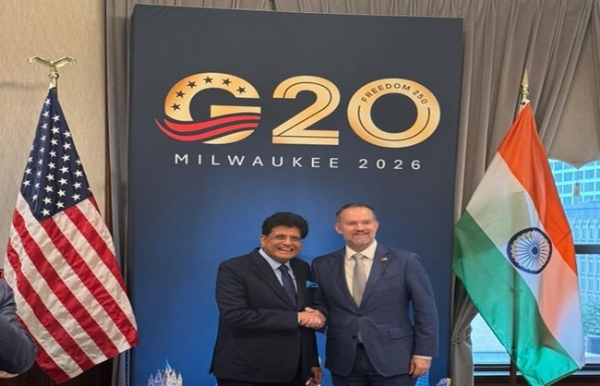 Piyush Goyal with Jamieson Greer