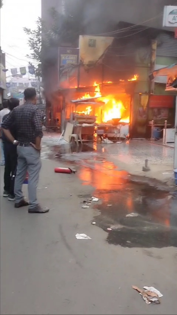 Fire at biryani shop Fire at biryani shop