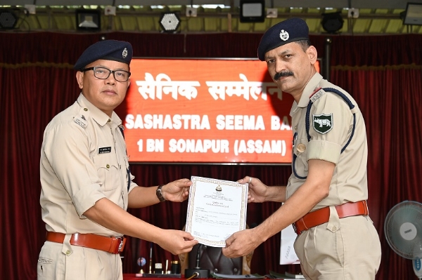 Image of the Monthly Sainik Sammelan Held at 1st Battalion SSB Sonapur.