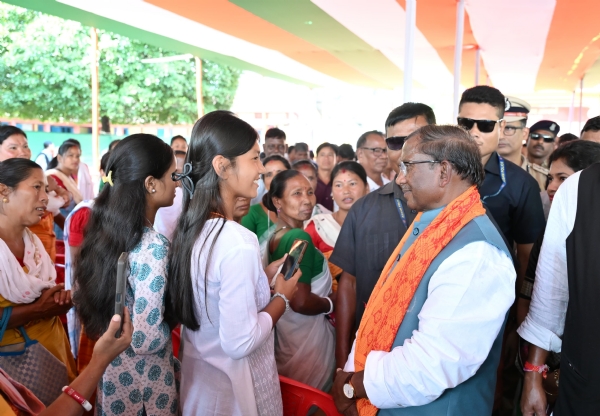 Governor Lakshman Prasad Acharya Attending the programme organised by the 64th Battalion of the Sashastra Seema Bal (SSB). Governor Lakshman Prasad Acharya Attending the programme organised by the 64th Battalion of the Sashastra Seema Bal (SSB).