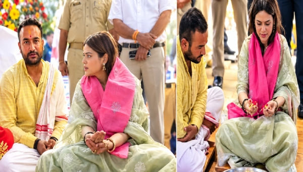 Nazia Khan Performs Tarpan for Ancestors