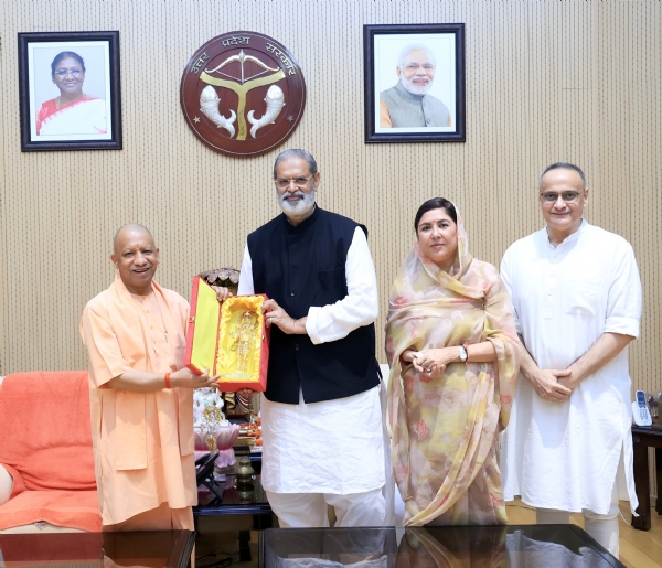 Odisha Deputy CM Kanak Vardhan Singh Deo Meets Yogi Adityanath in Luckno Odisha Deputy CM Kanak Vardhan Singh Deo Meets Yogi Adityanath in Luckno