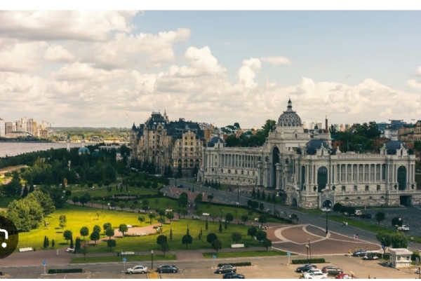 A view of Kazan, the capital of Russia’s Republic of Tatarstan.