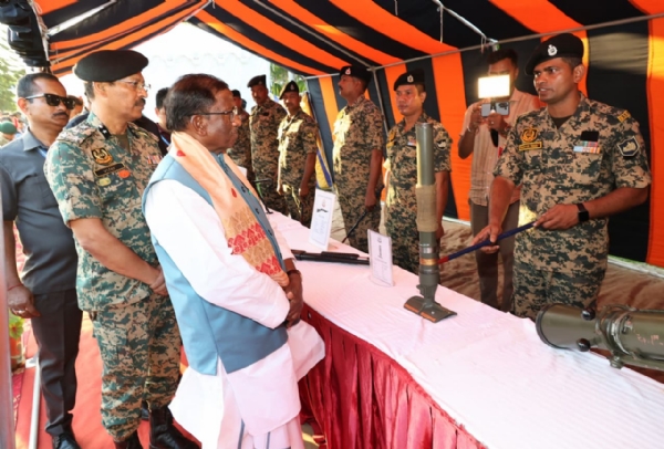 Assam Governor Lakshman Prasad Acharya in the Border Security Force Program. Assam Governor Lakshman Prasad Acharya in the Border Security Force Program.