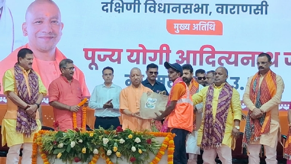 Uttar Pradesh Chief Minister Yogi Adityanath in Varanasi (Kashi)