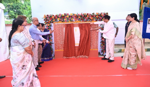 Governor lays foundation for 144 staff quarters at Lok Bhavan