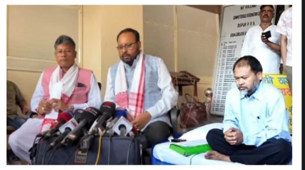 MLA AKHIL GOGOI WITH PIJUSH HAZARIKA.
