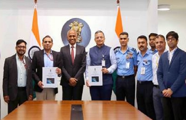 Officials of the Ministry of Defence following the signing of the agreement. Officials of the Ministry of Defence following the signing of the agreement.