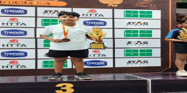 Divija Paul, Supported by Adani Sportsline’s ‘Garv Hai’ Initiative, Wins Bronze at National Table Tennis Championship