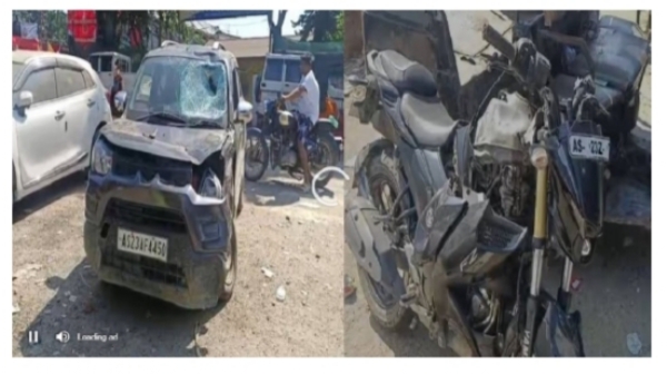 Images Related to the Five Youths Killed and Three Injured In Two Road Accidents In Assam.