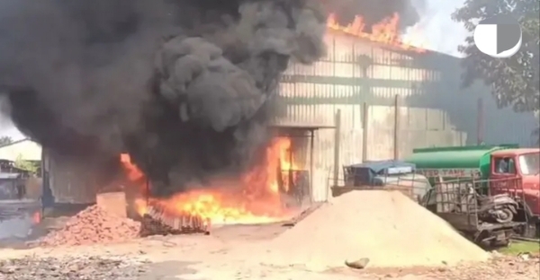Image of the Fire Breaks Out in Nagaon.